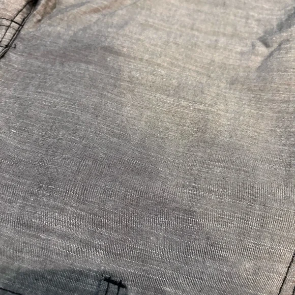 Men’s Gray Flat Front Shorts - Picture 3 of 7